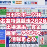 日刊スポーツ杯お盆特選競走2020(若松競艇)アイキャッチ